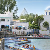 The water coaster Poseidon in the Greek area keeps you cool on hot days.