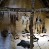 The walk-in huts offer an authentic insight into the everyday life of early cultures - with original objects.