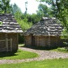Various sections of the settlement were recreated on the open-air site.