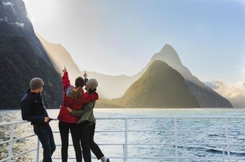 Numerous fjords, imposing mountains and diverse nature define Fiordland National Park.