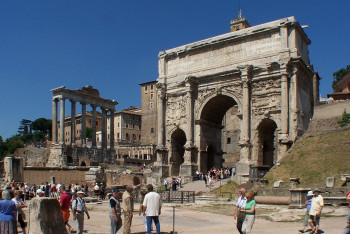 The Triumphal Arch of Septimius Severus