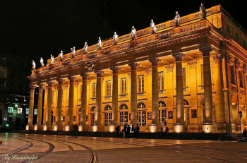 The opera at night