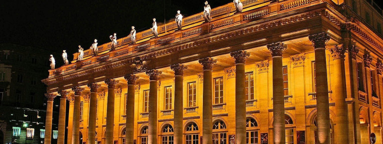 The opera at night