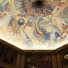 The ceiling painting in the entrance hall.