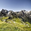 The Grossglockner High Alpine Road winds its way from north to south.