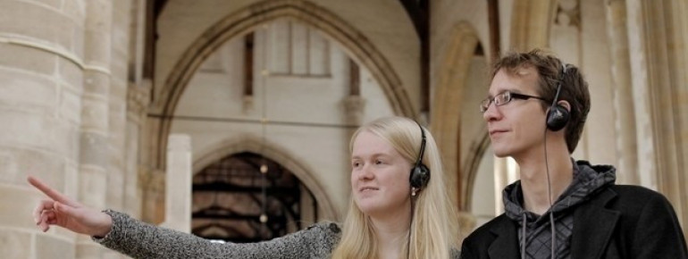 Audio tours are offered for the whole church