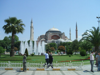 Hagia Sophia's unique architecture makes it one of Istanbul's most important landmarks.