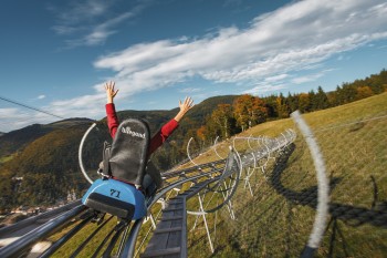 Hasenhorn Coaster in the Black Forest - Germany’s longest alpine coaster offers fun for the whole family.