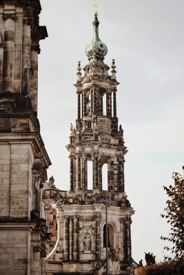 The cathedral is the youngest baroque building in Dresden.