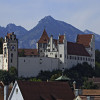 Füssen in the Allgäu: the Hohes Schloss is the city's most iconic landmark.