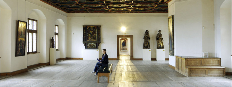 The Knights' Hall is the crown jewel of the Bavarian State Painting Collections' branch gallery.