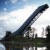 The jump was built as a cantilever construction.