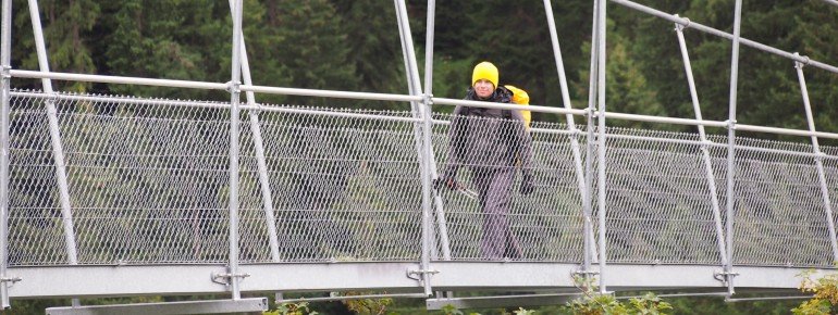 A walk across the Holzgau suspension bridge is an experience that stays with you long after.