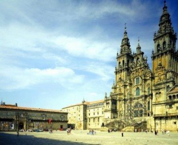 Hostal de los Reyes Católicos attached to the Cathedral of Santiago de Compostela