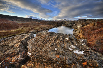 The typical rugged rocks