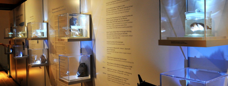 View of Deck 7, where you learn about maritime research.