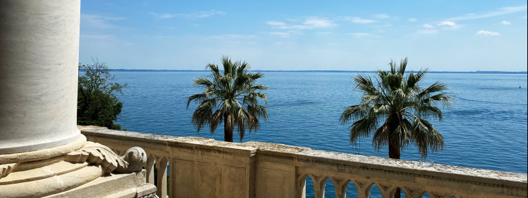 Nowhere else do you have such a dreamlike view of Lake Garda as here