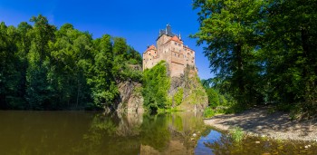 Inside the castle, visitors can explore rooms that have been preserved in their original medieval state.