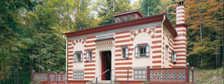 Moroccan house in the Linderhof palace park.