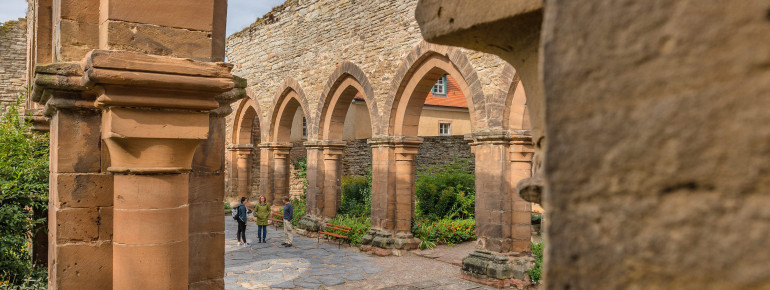 The ruins of St. Mary's Church date back to the 13th century.