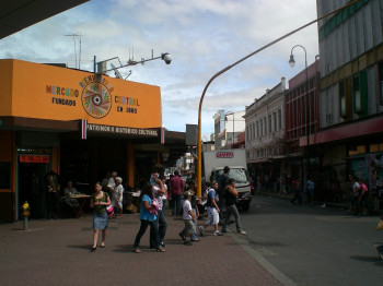 One of the four entrances to Mercado Central