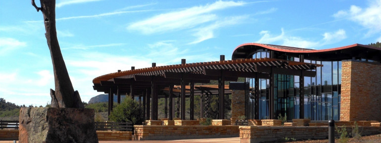 You can make a stop at the Visitor and Research Center