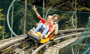 The year-round toboggan ride Alpsee Coaster is around 2.8km long.