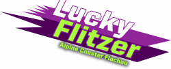 Logo Tourist Attraction Mountain Coaster Lucky Flitzer Flachau