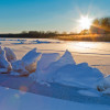 Enjoy the beautiful winter landscape at the icy Müritz during the cold months.