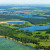 Aerial view of Müritz National Park