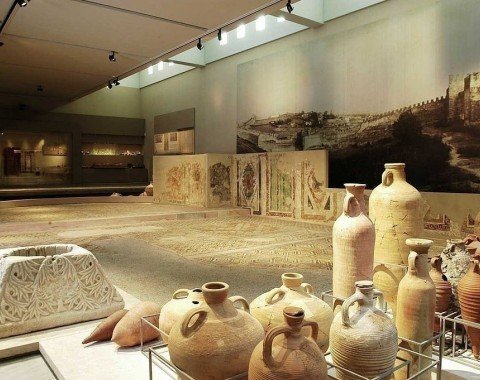 The first exhibition room of the Museum of Byzantine Culture
