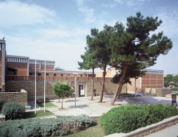 The interior courtyard of the Museum of Byzantine Culture