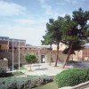 The interior courtyard of the Museum of Byzantine Culture
