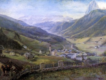 Painting by Josef Moroder Lusenberg