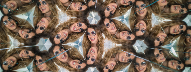 Kaleidoscopes are a classic in optical illusions.