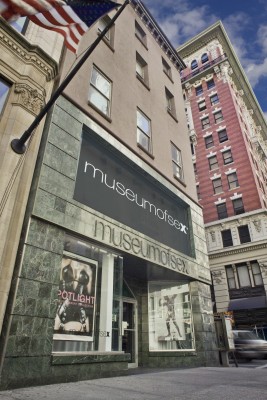 The Museum of Sex is prominently located in the midst of Manhattan's Fifth Avenue.