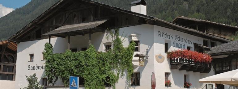 The Sandhof in the South Tyrolean Passeier Valley is the birthplace of the Tyrolean folk hero.