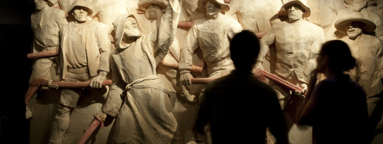 The myth of Hofer is explored in the museum.