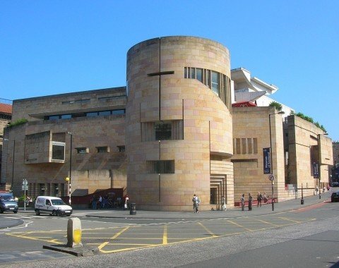 The exterior view of Scotland&#39;s National Museum