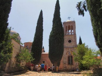 On the grounds of the monastery