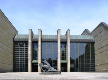 Exterior view of the Pinakothek.