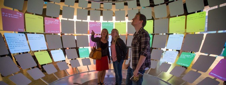 Inside the museum, visitors embark on an exciting discovery tour