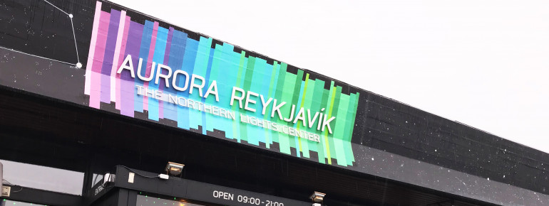 The Aurora Reykjavík Northern Lights Center is located close to Reykjavik's harbor.