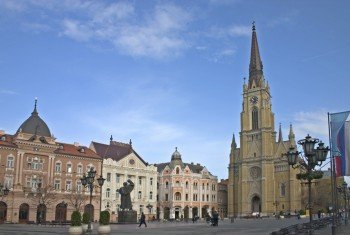 City center of Novi Sad.