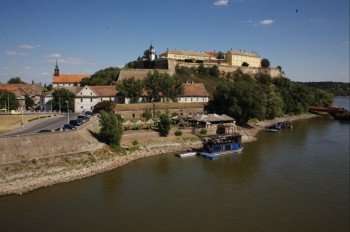The castle of Petrovaradin offers a fantastic view of the Danube river and the city of Novi Sad.