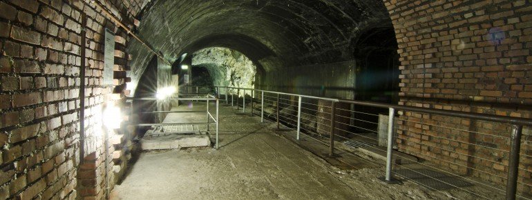 Obersalzberg's Underground Bunker - only parts of the extensive shelter network is accessible today