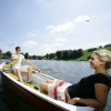 Enjoy a boat ride on Olympia Lake.
