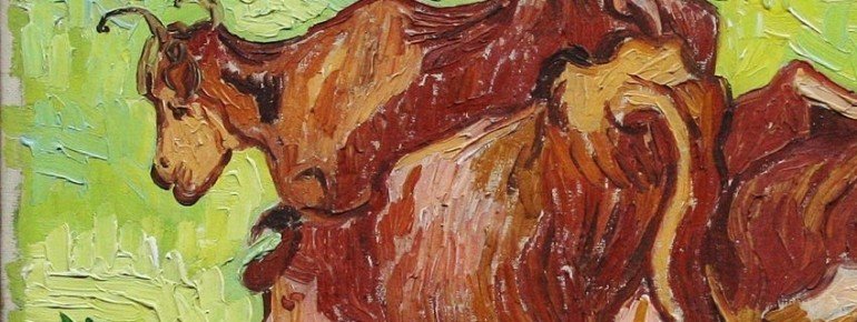 The Cows by Vincent van Gogh