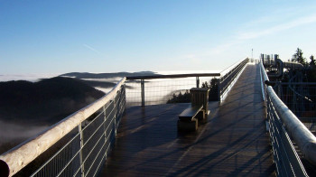 Enjoy the view from the highest panorama bridge in the Sauerland.