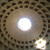 A throw-in of light in the Pantheon.